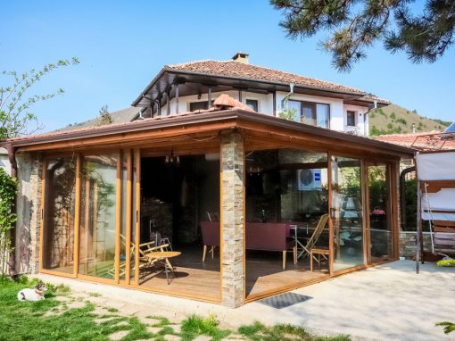 Maison familiale avec jardin d’été
